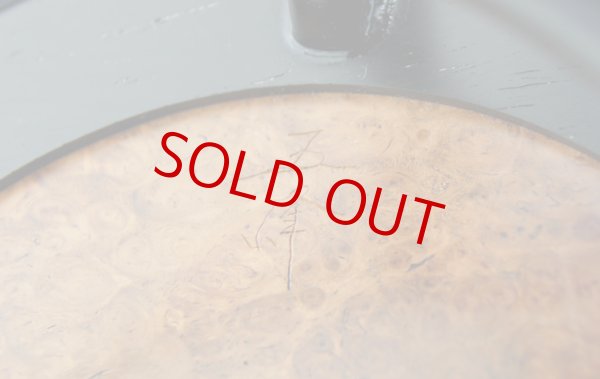 画像3: 五峰作　「葡萄木黒檀丸卓」　 (3)