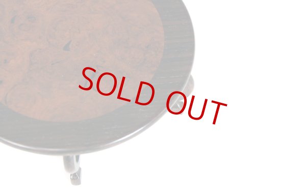 画像2: 五峰作　「葡萄木紫檀丸卓」 (2)